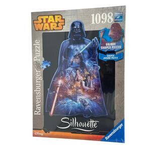 Ravensburger Disney Star Wars Darth Vader Jigsaw Puzzle 1098 Pc Silhouette 2015